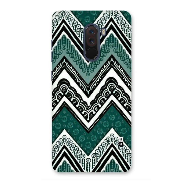 Patterned Chevron Back Case for Poco F1