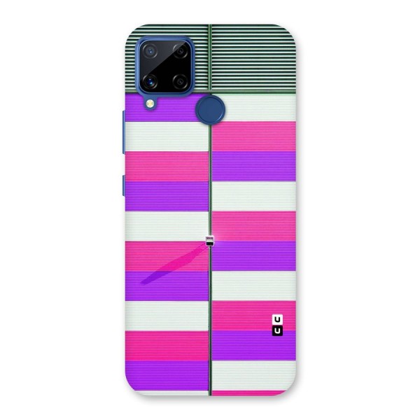 Patterns City Back Case for Realme C15