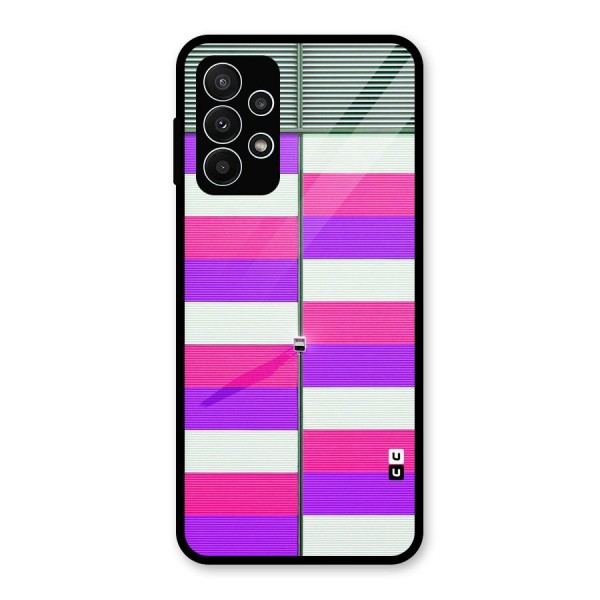 Patterns City Glass Back Case for Galaxy A23