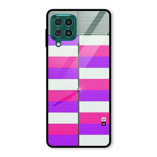 Patterns City Glass Back Case for Galaxy F62