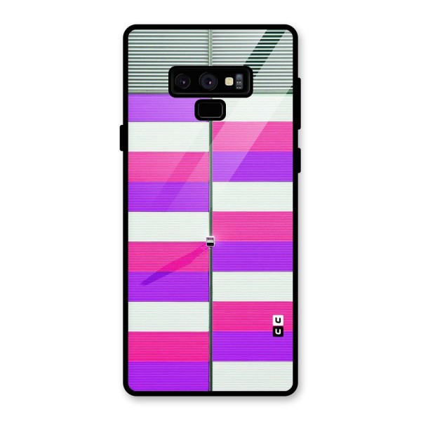 Patterns City Glass Back Case for Galaxy Note 9