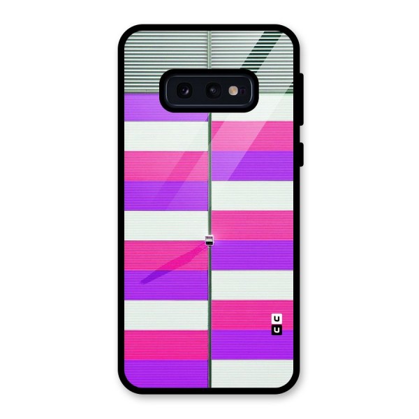 Patterns City Glass Back Case for Galaxy S10e