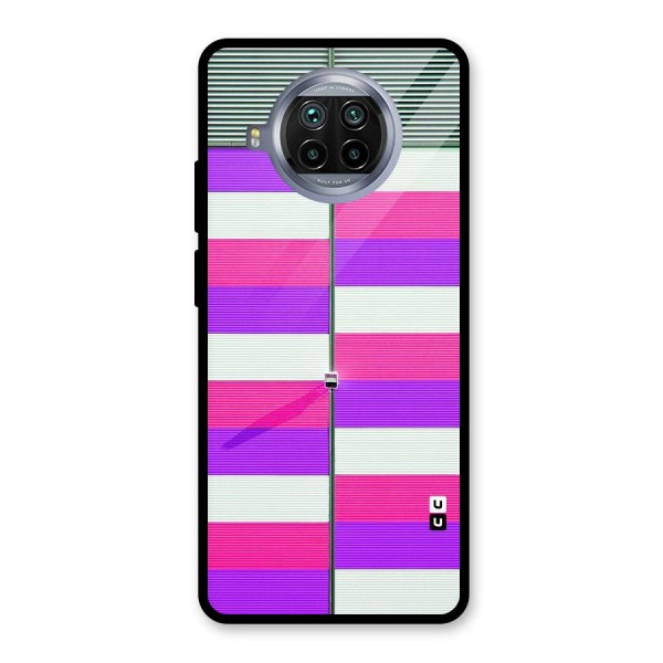 Patterns City Glass Back Case for Mi 10i