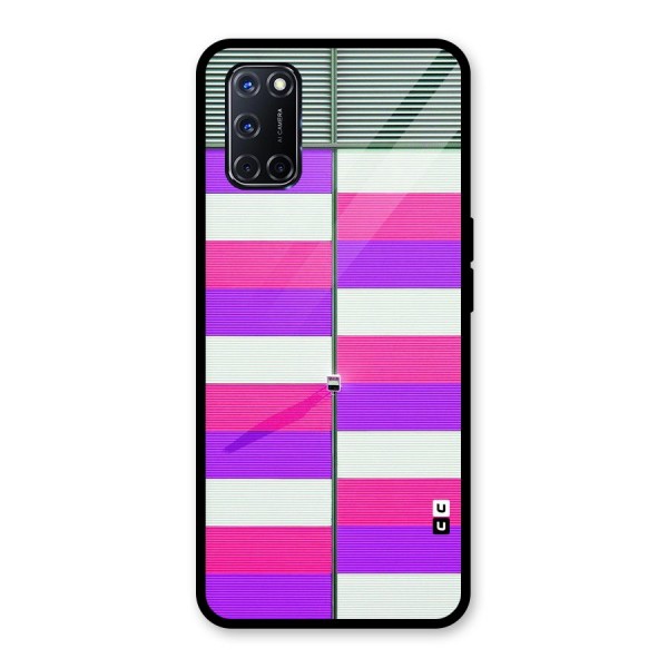 Patterns City Glass Back Case for Oppo A52