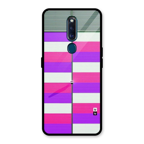 Patterns City Glass Back Case for Oppo F11 Pro