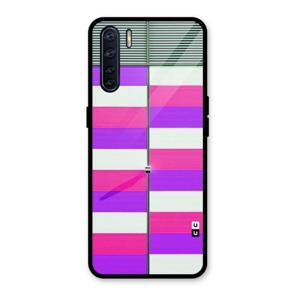 Patterns City Glass Back Case for Oppo F15