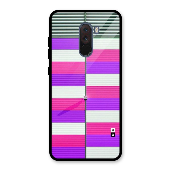 Patterns City Glass Back Case for Poco F1