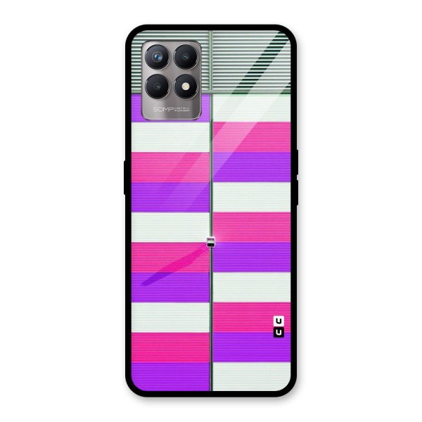 Patterns City Glass Back Case for Realme 8i