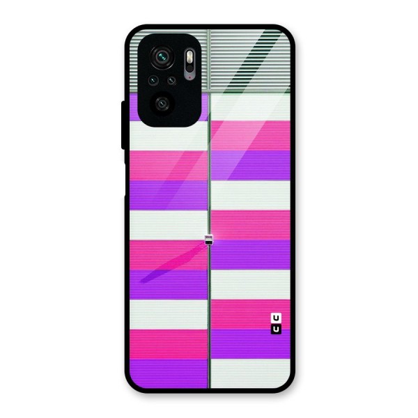 Patterns City Glass Back Case for Redmi Note 10