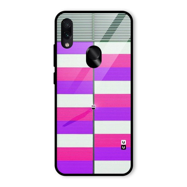 Patterns City Glass Back Case for Redmi Note 7