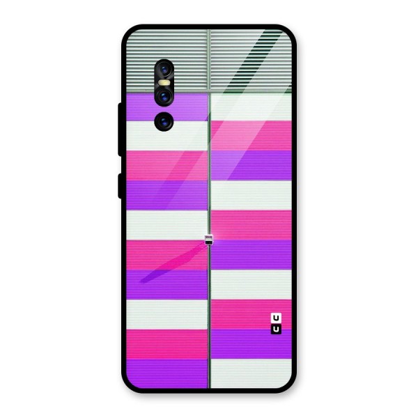 Patterns City Glass Back Case for Vivo V15 Pro