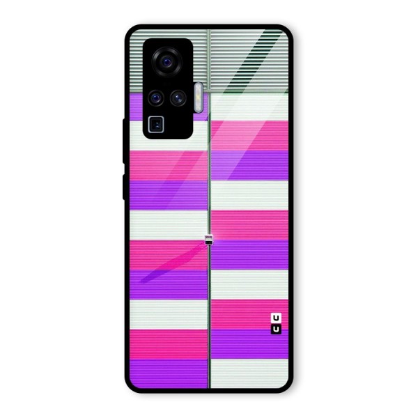 Patterns City Glass Back Case for Vivo X50 Pro