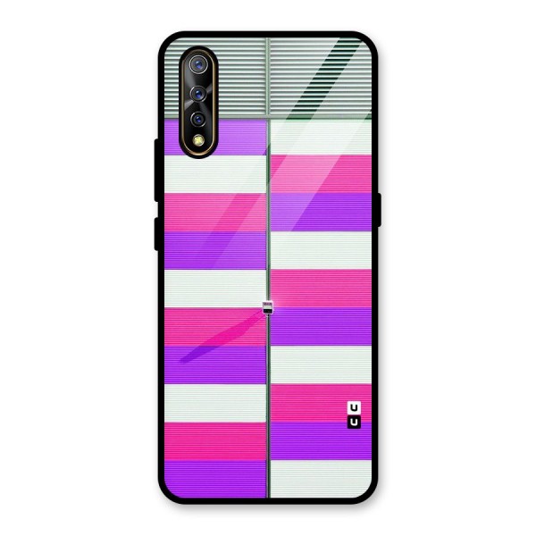 Patterns City Glass Back Case for Vivo Z1x