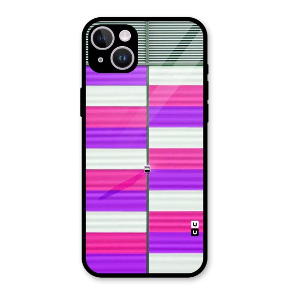 Patterns City Glass Back Case for iPhone 14 Plus