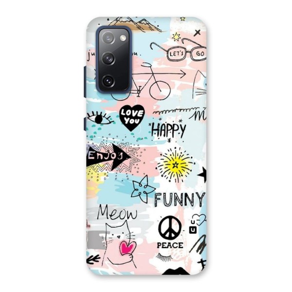 Peace And Funny Back Case for Galaxy S20 FE