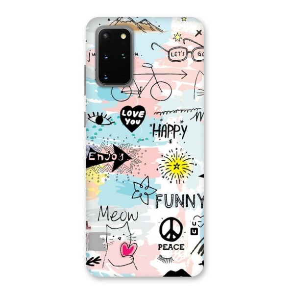 Peace And Funny Back Case for Galaxy S20 Plus