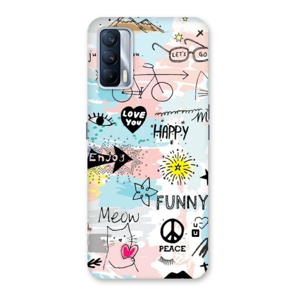 Peace And Funny Back Case for Realme X7