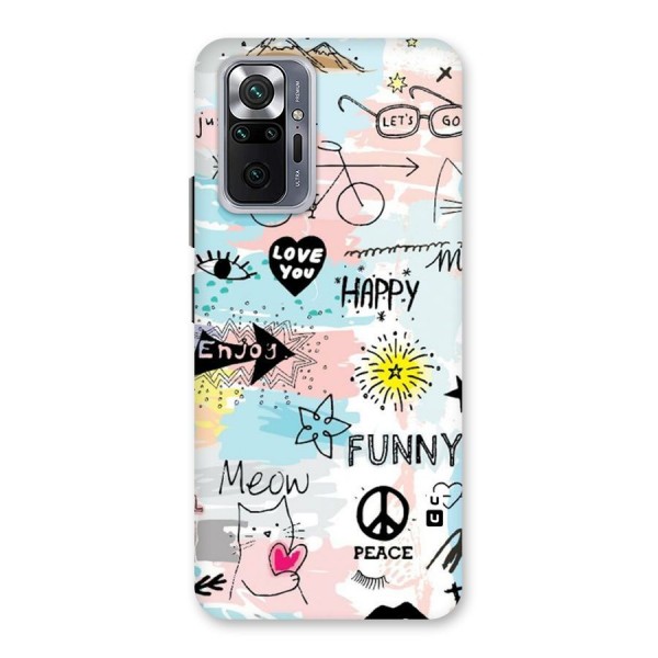 Peace And Funny Back Case for Redmi Note 10 Pro