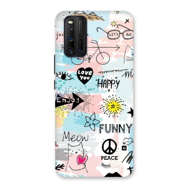 Peace And Funny Back Case for Vivo iQOO 3