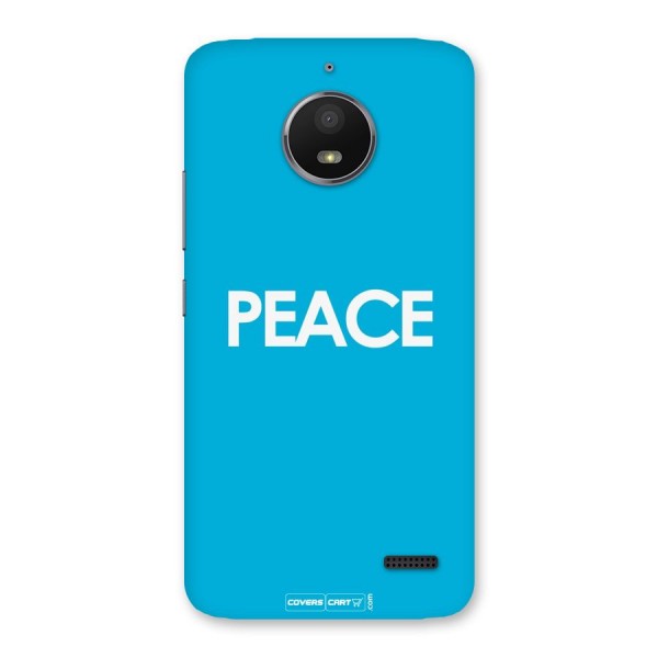 Peace Back Case for Moto E4