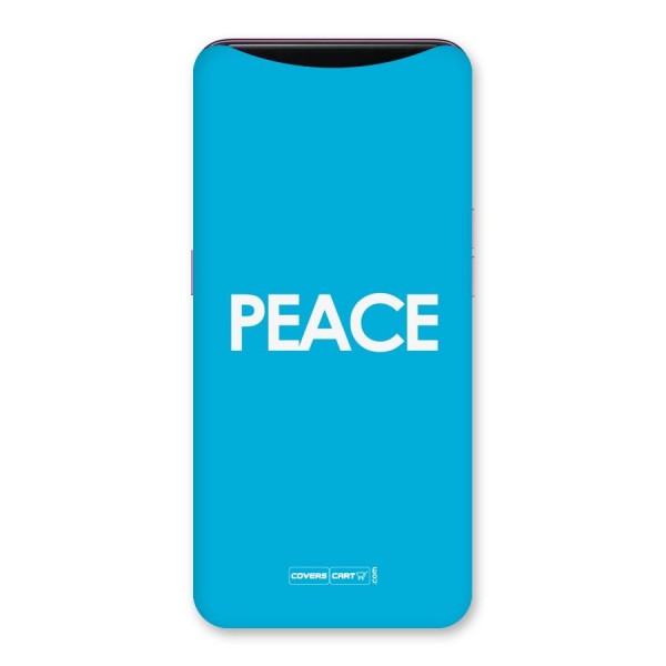 Peace Back Case for Oppo Find X