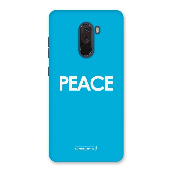 Peace Back Case for Poco F1