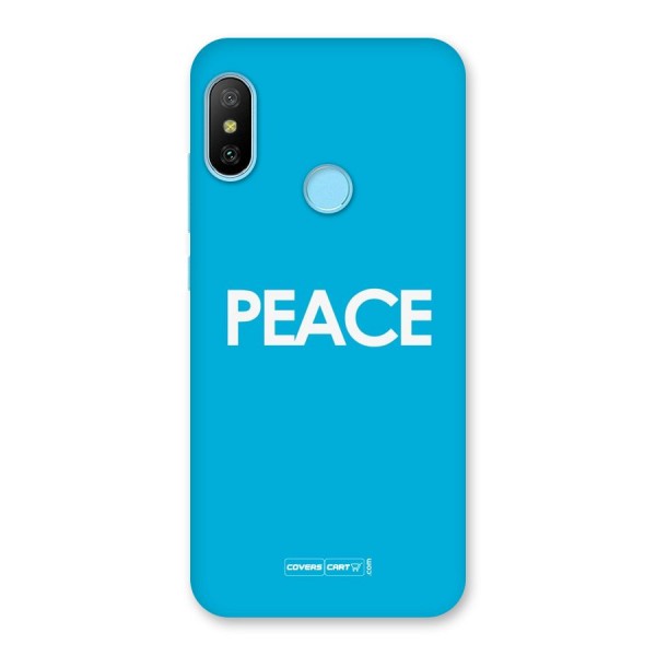 Peace Back Case for Redmi 6 Pro