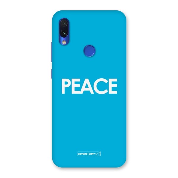 Peace Back Case for Redmi Note 7