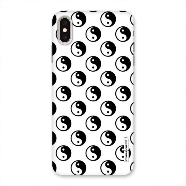 Peace Balls Back Case for iPhone XS Max