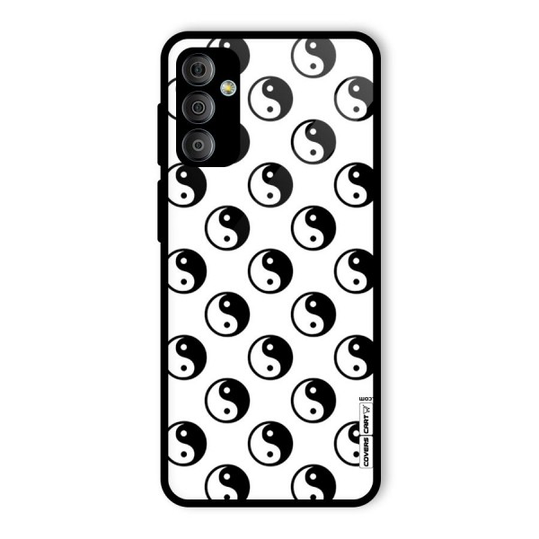 Peace Balls Glass Back Case for Galaxy F23