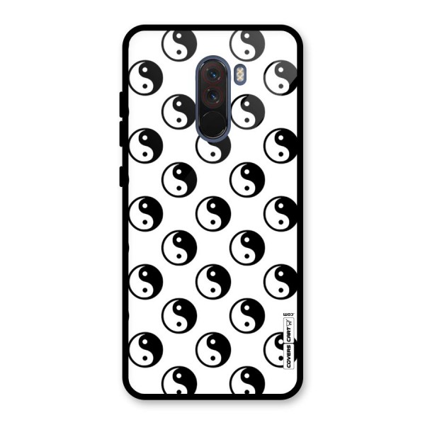 Peace Balls Glass Back Case for Poco F1