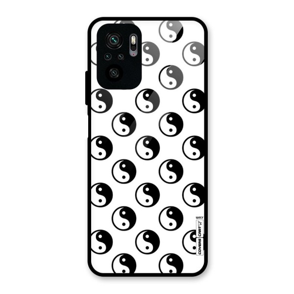 Peace Balls Glass Back Case for Redmi Note 10