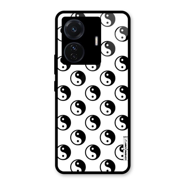 Peace Balls Glass Back Case for Vivo T1 Pro