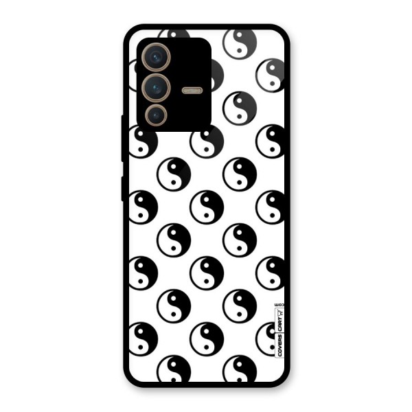 Peace Balls Glass Back Case for Vivo V23 5G