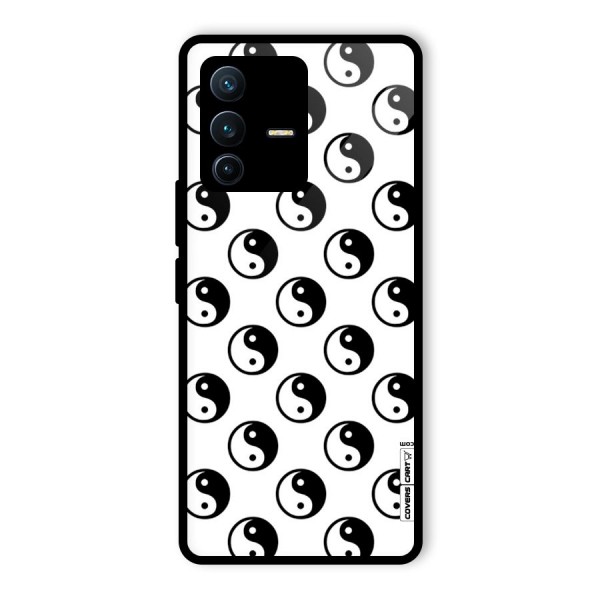 Peace Balls Glass Back Case for Vivo V23 Pro