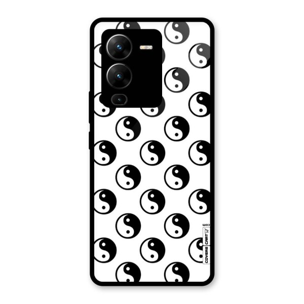 Peace Balls Glass Back Case for Vivo V25 Pro