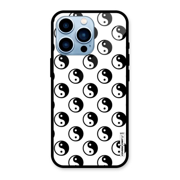 Peace Balls Glass Back Case for iPhone 13 Pro