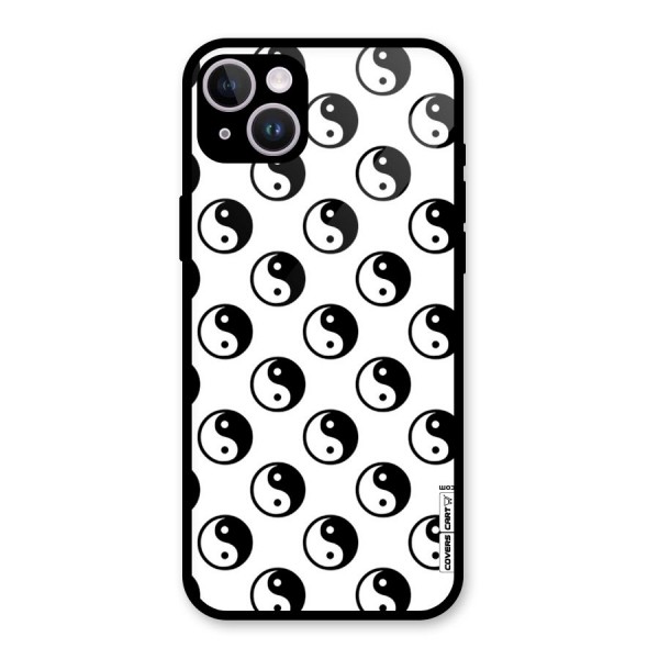 Peace Balls Glass Back Case for iPhone 14 Plus