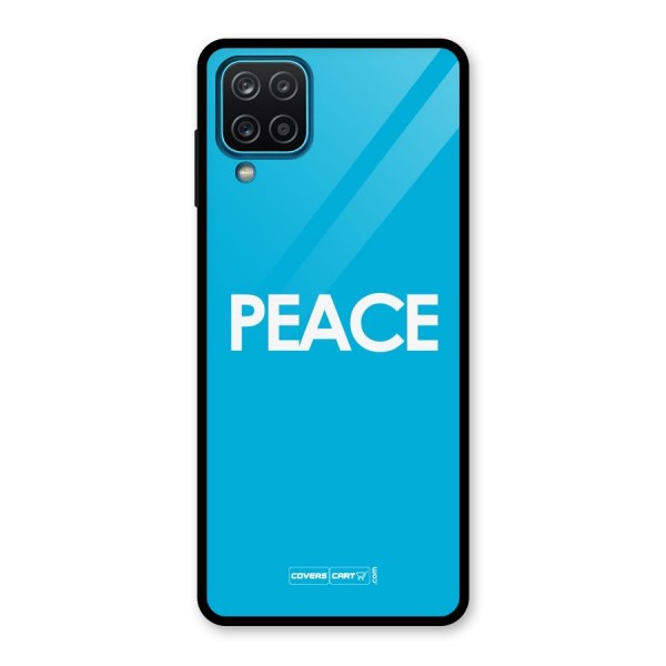 Peace Glass Back Case for Galaxy A12