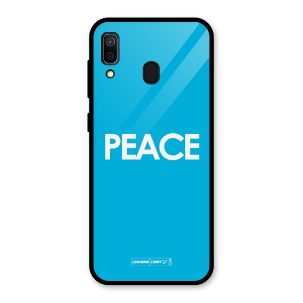 Peace Glass Back Case for Galaxy A30