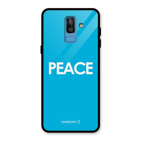 Peace Glass Back Case for Galaxy J8