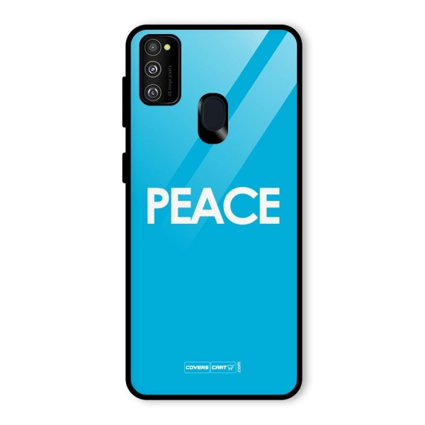 Peace Glass Back Case for Galaxy M21