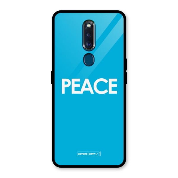 Peace Glass Back Case for Oppo F11 Pro