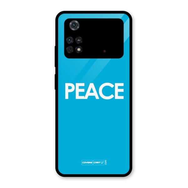 Peace Glass Back Case for Poco M4 Pro 4G