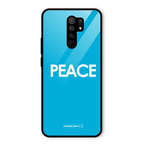 Peace Glass Back Case for Redmi 9 Prime