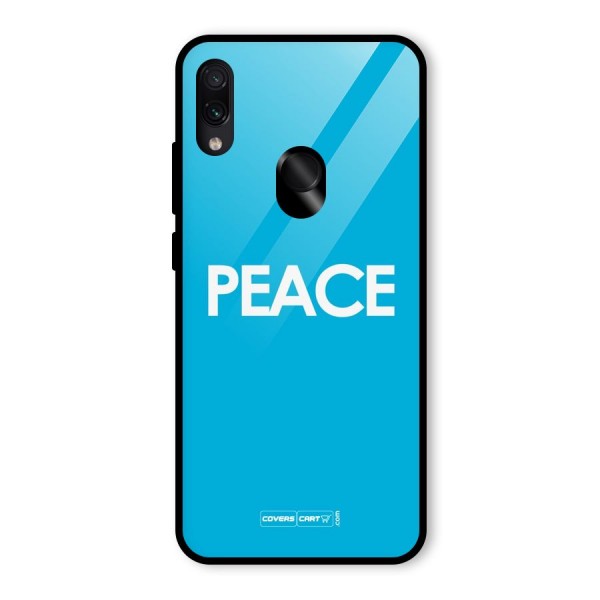 Peace Glass Back Case for Redmi Note 7