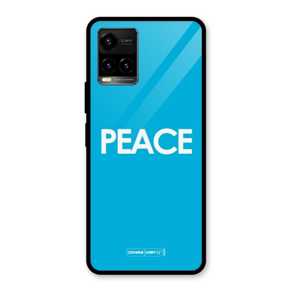 Peace Glass Back Case for Vivo Y21 2021