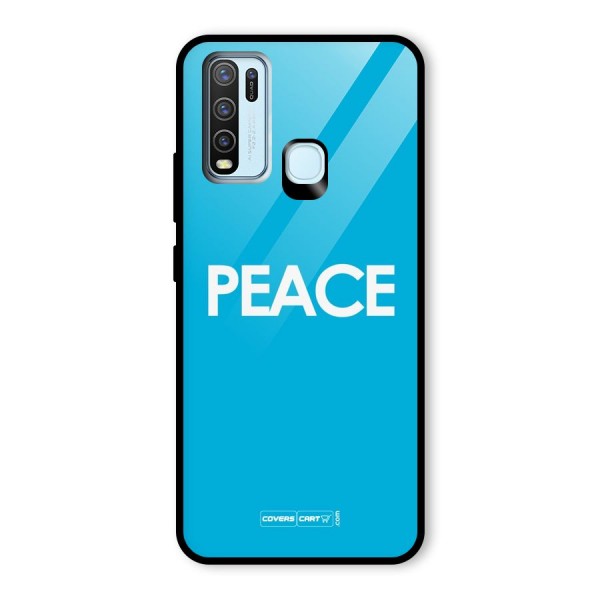 Peace Glass Back Case for Vivo Y30