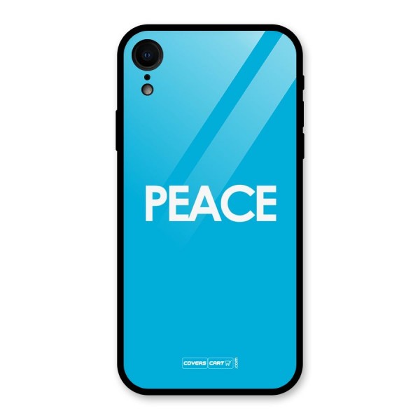 Peace Glass Back Case for XR