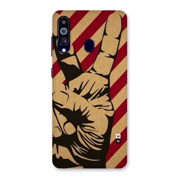 Peace Stripes Back Case for Galaxy A60